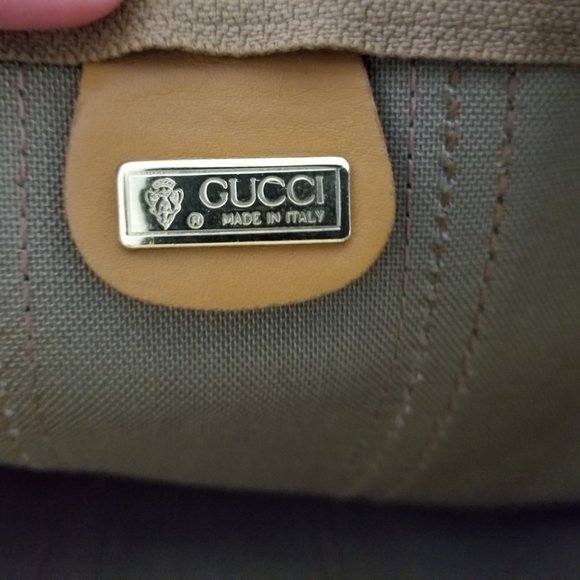 Vintage Gucci Supreme Large Travel Tote with lock/key/tag - Picture 2 of 10